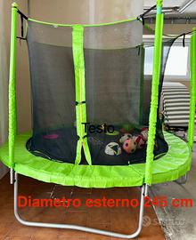 Trampolino tappeto elastico bimbo