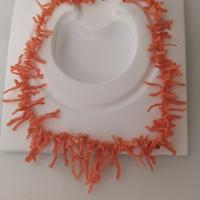collana in corallo rosa autentico 
