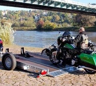 Carrello rimorchio x Harley, BMW transpallet ecc