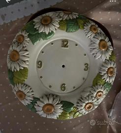 Orologio da parete in ceramica