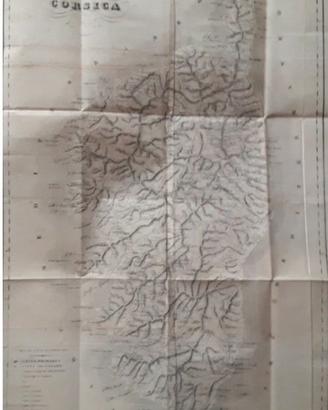 Carta antica della Corsica  