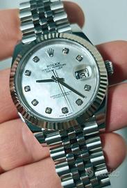 Rolex DJ 41 MOP brilli 126334 jubilee 2022 full