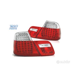 FANALI BMW E46 COUPÉ 99-03 LED ROSSO CROMATO LOOK 