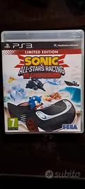 Gioco ps3 SONIC all stars racing trasformed