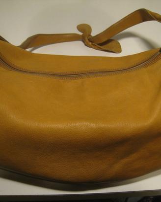borsa E. Jacono in pelle  a tracolla morbida hobo