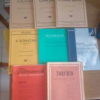 Partiture per flauto traverso (sonate e concerti)