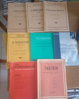 Partiture per flauto traverso (sonate e concerti)