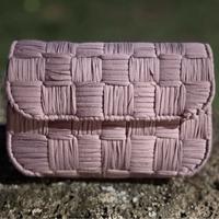 Pochette Glicine con Dettagli Argento