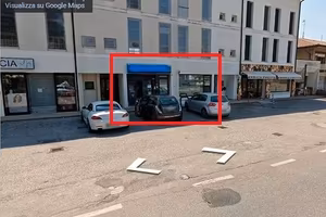 Negozio di 107 mq fronte strada Montebelluna