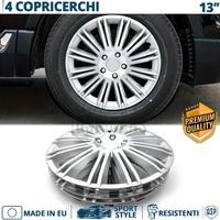 4 Copricerchi per KIA 13 Pollici CoppetteSilver