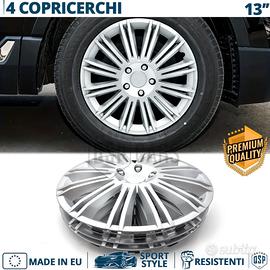 4 Copricerchi per KIA 13 Pollici CoppetteSilver