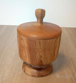 barattolo in legno di sequoia 