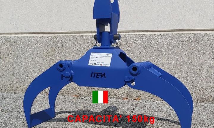 Pinza Legna IPL700 +STAFFA Doppio Snodo