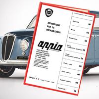 Manuale d'officina Lancia Appia I, II e III serie