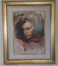 Quadro Eva madre, Pietro Annigoni con certificato