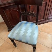 Tavolo in piuma di mogano