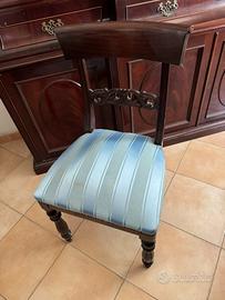 Tavolo in piuma di mogano