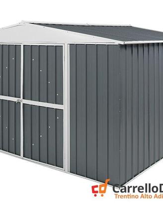 Box in Acciaio da giardino 360x345 grigio scuro