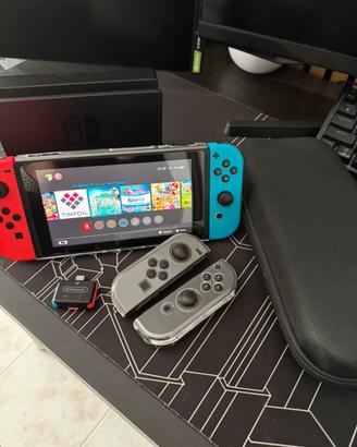 Nintendo Switch 1 mod 4 controller sd 256gb