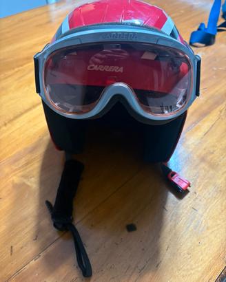 Casco +maschera carrera