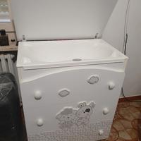 fasciatoio con vasca bagnetto