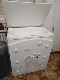 fasciatoio con vasca bagnetto