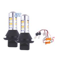 2 LAMPADE DRL BIANCHE FRECCIA A LED BAU15S