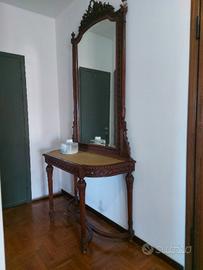 consolle e specchiera antichi
