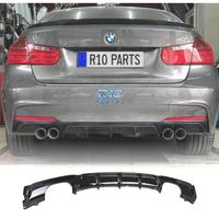 DIFFUSORE BMW F30 F31 LOOK M PERFORMANCE NERO LUCI