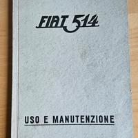 Libretti uso manutenzione Fiat 514 e 503