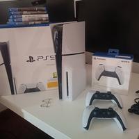 PlayStation 5 - 1 Terabyte + 2 joystick e giochi