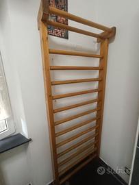 Spalliera svedese in legno artigianale – molto sol