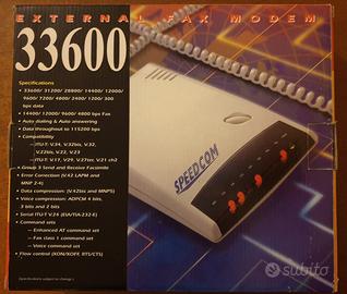 Modem/Fax 33600K V.34 esterno