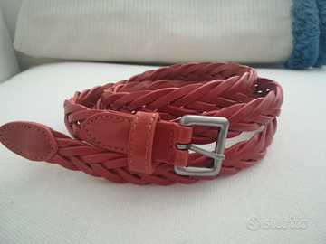 Cintura intrecciata similpelle