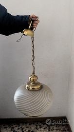 Lampadario + 1 abat-jour.