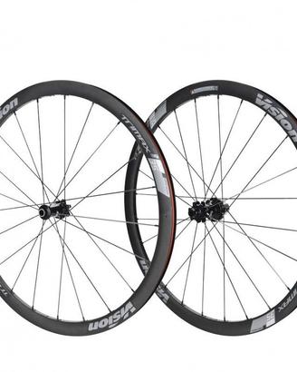 Coppia ruote Vision trimax 35c complete di disco