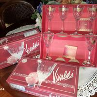 Bicchieri liquore  in cristallo Capri Crystal
