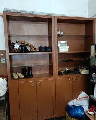 Bancone da esposizione vintage - Scarpiera vintage
