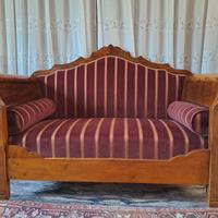 Divano a barca fine ‘800 Luigi Filippo