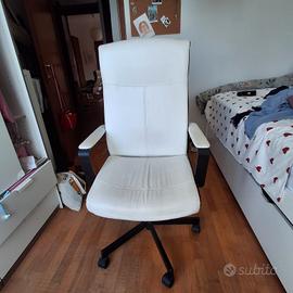 Sedia da ufficio girevole IKEA MILLBERGET Bianca