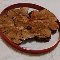 Orologi da parete in legno di ulivo