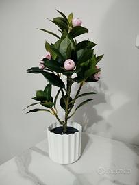pianta realistica in fiore