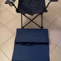 Sedia + tappetino pieghevole – usato una volta