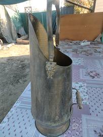 portaombrelli antico in ottone 