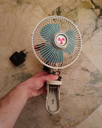 ventilatore portatile per auto o casa 