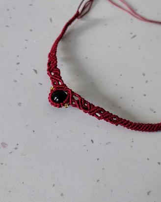 choker macramè 