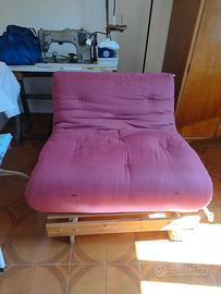 divanetto letto singolo futon