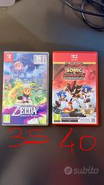 Zelda Echoes of Wisdom e Sonic Shadow Generation