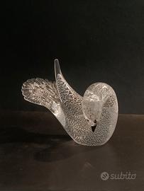 2 Colombe in autentico vetro di Murano (Venezia)