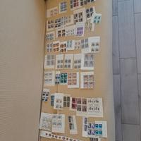 STOCK 300 FRANCOBOLLI IN QUARTINE NUOVI LIRE 
